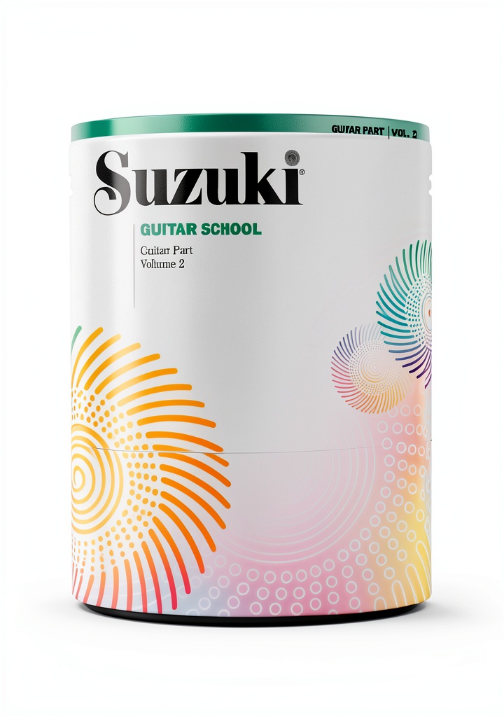 Suzuki Guitar School Book 2 open on a tablet