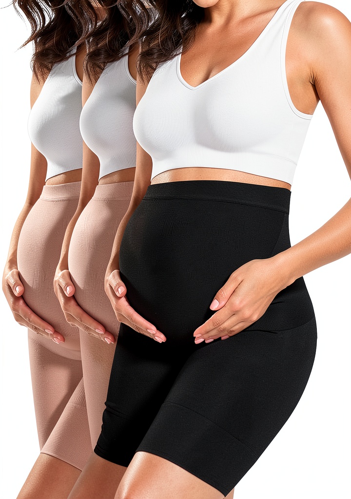 Maternity shapewear on a woman's body