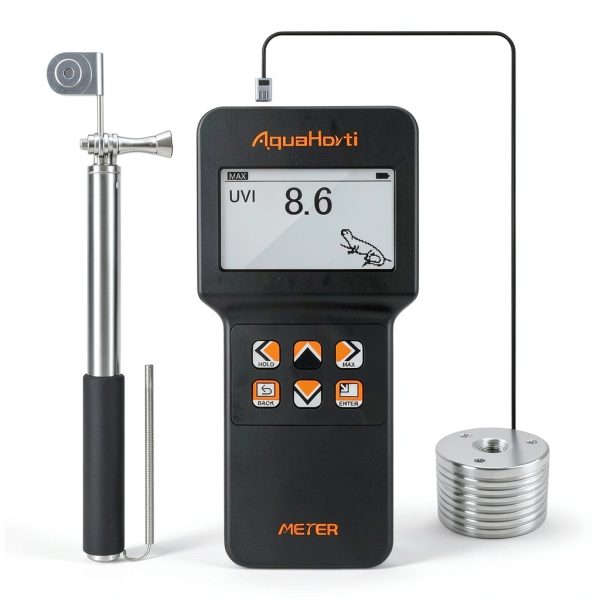 UV Index Meter De Power AH-UVI Lab Photometer with Telescopic Rod-0