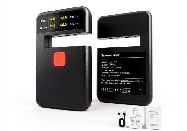 Tint Meter EberSpec TC-01 Portable Light Meter ABS Body Rechargeable-6