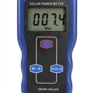 Solar Power Meter Akozon Light Meter with LCD Display and Data Hold-0