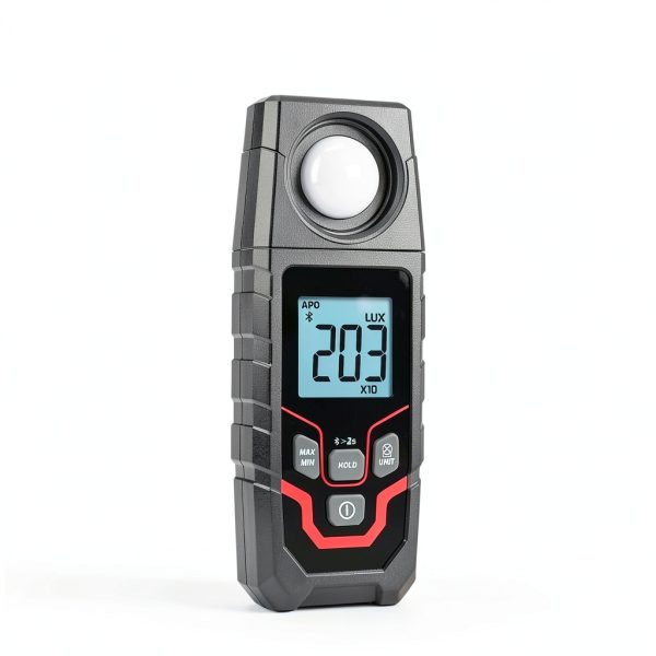 Light Meter Wireless Lux Meter, 0.1~200,000 Lux Range Light Meter for Plants, Bluetooth Lux Meter Light Meter App Connection, Data Logging and Export, Backlight LCD Display for Plants, Photography-6