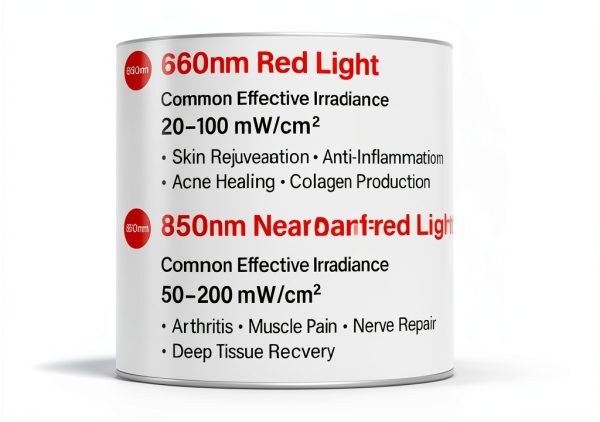 High-Precision LED Phototherapy Light Meter – Accurately Measures 660nm Red Light and 850nm Near-Infrared (NIR) Irradiance-2