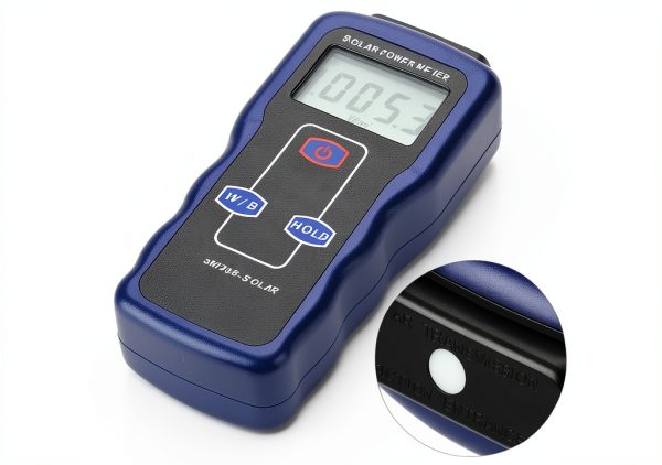 Solar Power Meter Akozon Light Meter with LCD Display and Data Hold-4