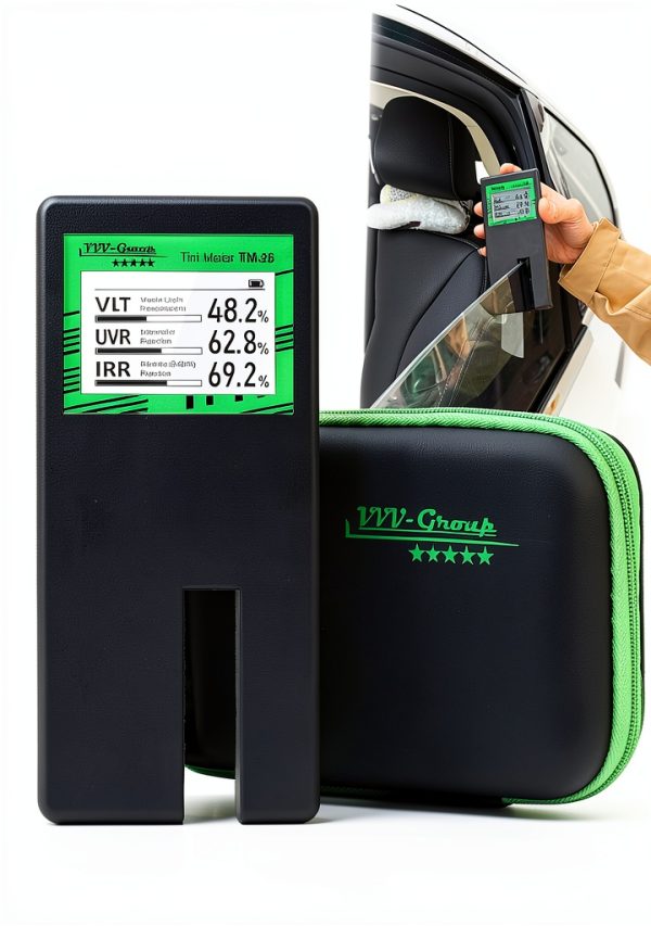 Digital Car Window Tint Meter TM-28 VVV Group Auto-Calibrate Rotatable-0