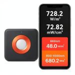 High-Precision LED Phototherapy Light Meter – Accurately Measures 660nm Red Light and 850nm Near-Infrared (NIR) Irradiance-0