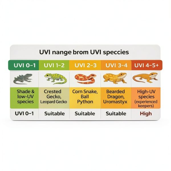 Reptile UVI Light Meter – Portable UV Index Reader for Basking Spot Monitoring – Helps Reptile Owners Know When to Replace UV Lamps – for Bearded Dragon, Chameleon & Gecko – Battery Included-6