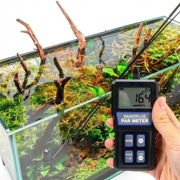PAR Meter DANOPLUS IP68 Waterproof Aquarium Light Meter with 37" Pole-2