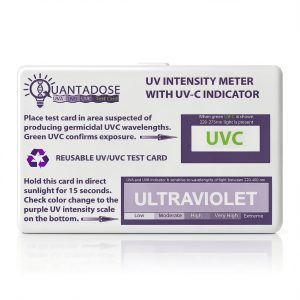 UVC Light Test Card QuantaDose® Photochromic UV Test, Model-0