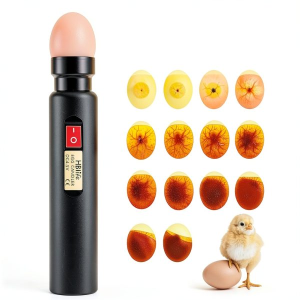 Egg Candler HBlife Rechargeable LED Light with Soft Rubber Grip-6