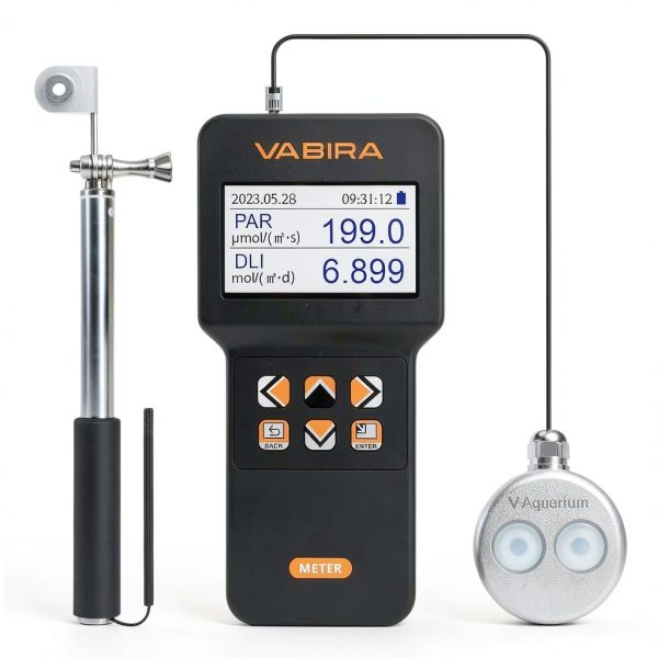 PAR Meter De-Power VBR-Aqua IP68 Aquarium Light Meter 3FT Rod-0