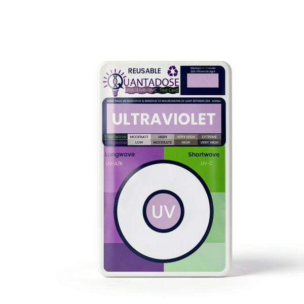 6-in-1 QUANTADOSE® Multi-Wavelength UV Test Card – Light Meter-2