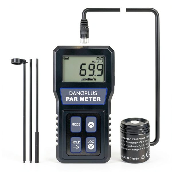 PAR Meter DANOPLUS Sensor with 79" Cable and 37" Telescopic Pole-0