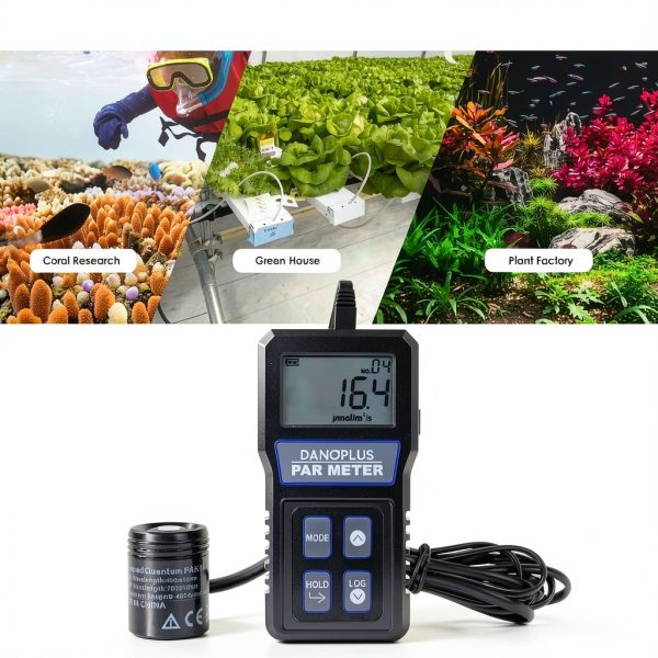 PAR Meter DANOPLUS Sensor with 79" Cable and 37" Telescopic Pole-7