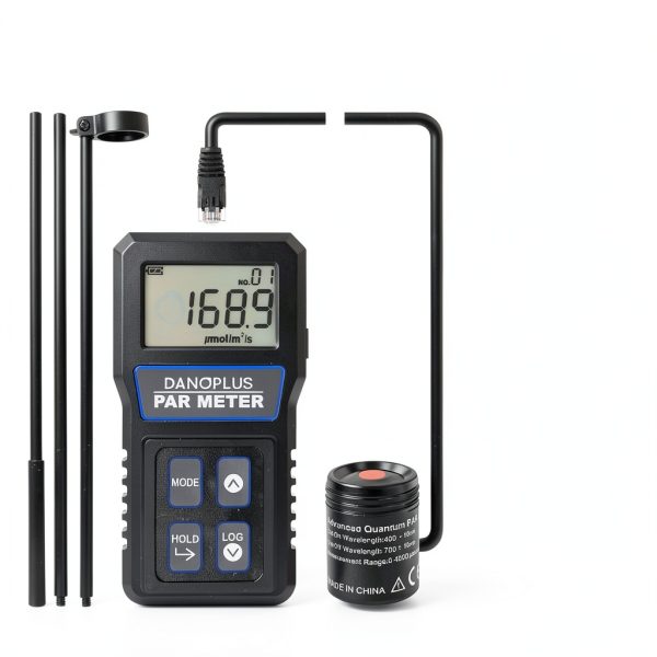 PAR Meter DANOPLUS IP68 Waterproof Aquarium Light Meter with 37" Pole-1