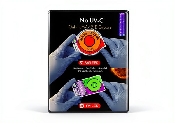 6-in-1 QUANTADOSE® Multi-Wavelength UV Test Card – Light Meter-4