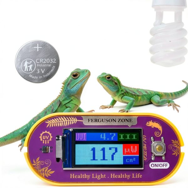 Reptile UVB UVA Light Meter ClariVora Portable 280-400nm Detector-5