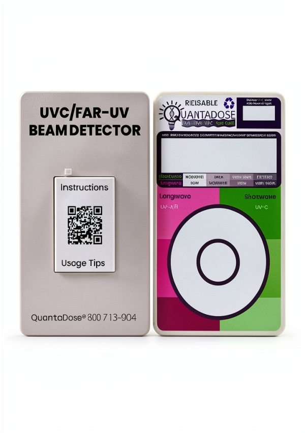 6-in-1 QUANTADOSE® Multi-Wavelength UV Test Card – Light Meter-5