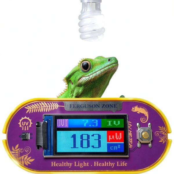 Reptile UVB UVA Light Meter ClariVora Portable 280-400nm Detector-3
