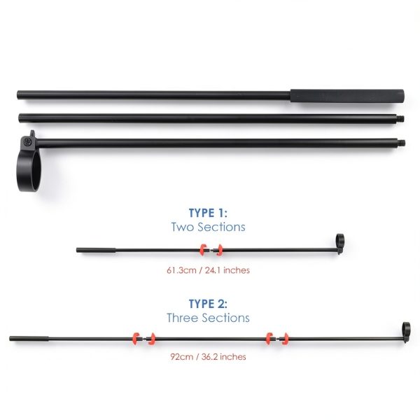 PAR Meter DANOPLUS Sensor with 79" Cable and 37" Telescopic Pole-4