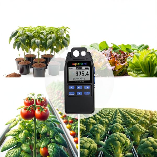 AH-Quantuv PAR Meter,Test PPFD(400-750nm) and UVA(320-400nm) Irradiance Intensity.Show The Seperate PAR of R,G,B in Grow Light. Record PAR | UVA-1